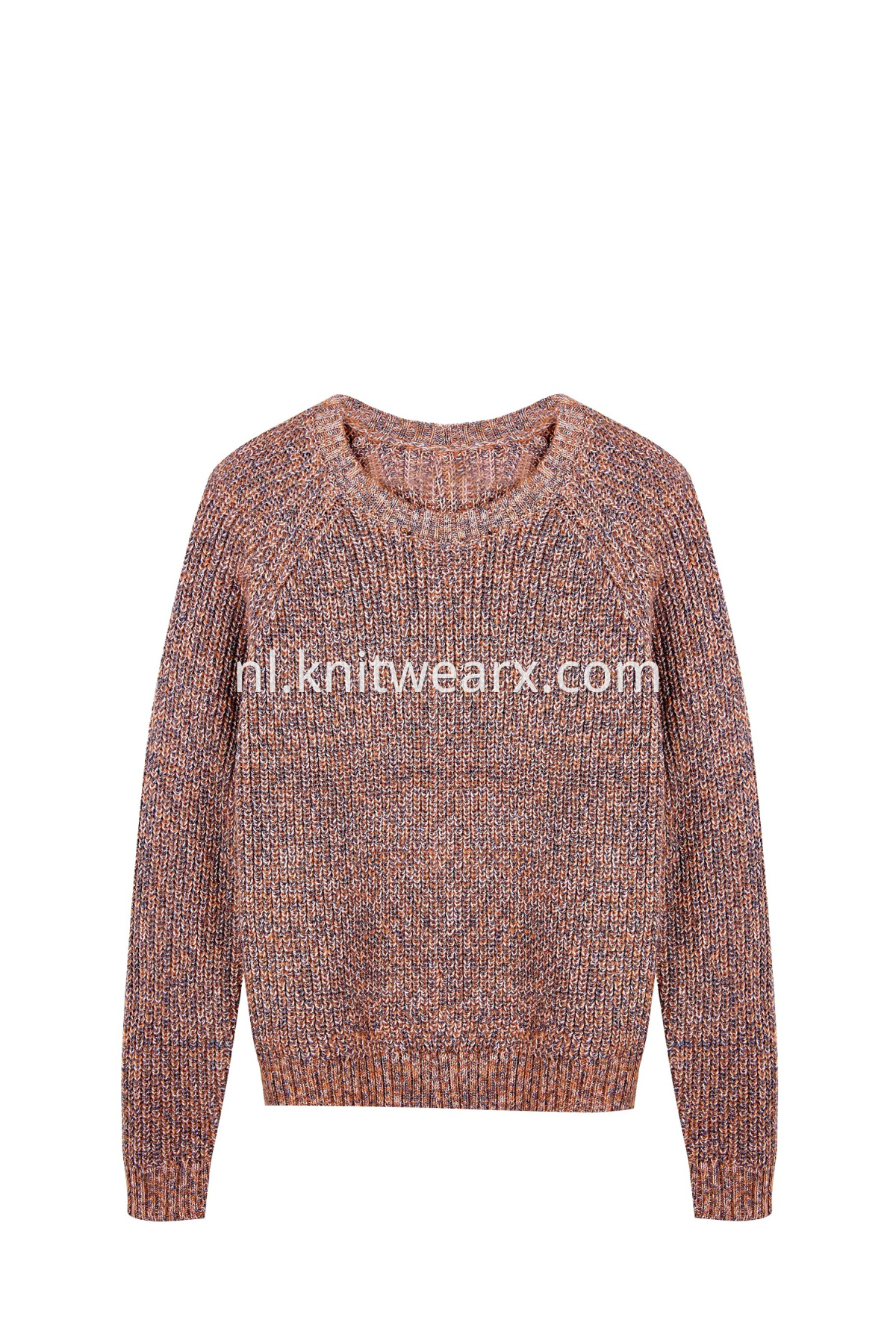 Women's Fancy yarn Chunky Warm Long Sleeves Top Knitwear